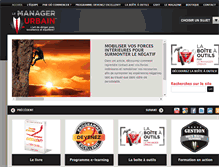 Tablet Screenshot of le-manager-urbain.com
